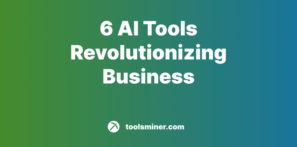 Artificial Intelligence (AI) has emerged as a game-changer, enabling businesses to streamline processes, enhance productivity, and unlock new levels of creativity. In this article, we will explore six AI tools that are revolutionizing business efficiency and creativity. Let's dive in!